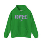 HCKY SZN (Lavender Logo) Hooded Sweatshirt - Various Colors