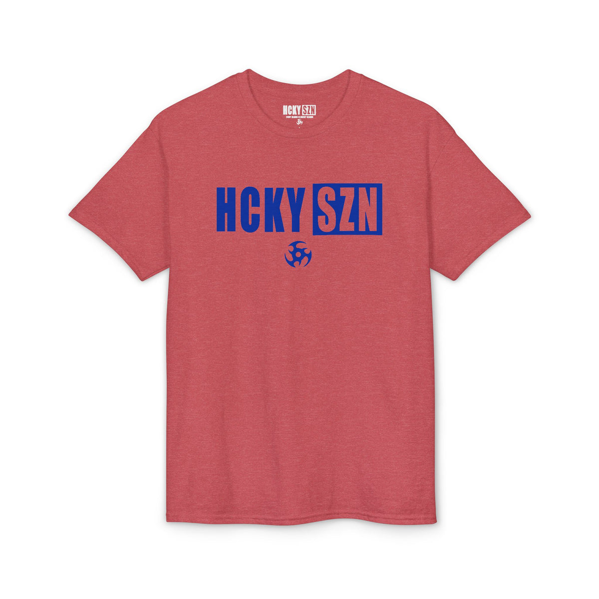 HCKY SZN Simple Star DryBlend Tee Shirt (Blue Logo) - Various Colors