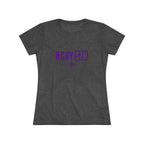 Women’s Hockey Vibe Triblend Tee (Purple Logo)