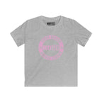 Youth Circle SZN Softstyle Tee (Pink Logo) - Various Colors