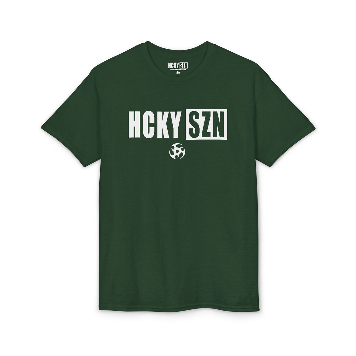 HCKY SZN Simple Star DryBlend Tee Shirt (White Logo) - Various Colors