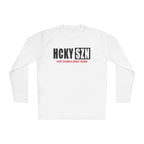 HCKYSZN (Every Season) Long Sleeve Adult Performance Tee - White/Black/Red