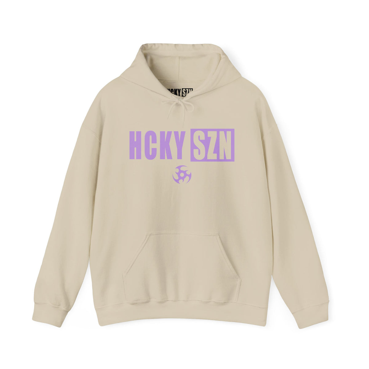 HCKY SZN (Lavender Logo) Hooded Sweatshirt - Various Colors