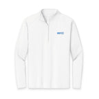 HCKY SZN Embroidered Quarter-Zip Pullover (White/Sky Blue)