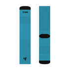 Comfort Crew Fleece Lined Hockey Socks (Sky Blue)