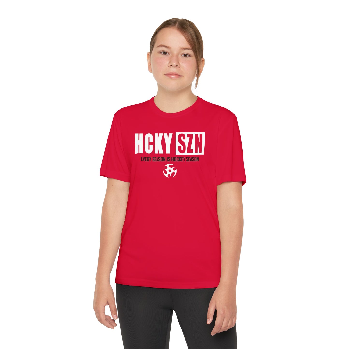 Every Season is HCKY SZN Youth Competitor Tee (White Logo) - Various Colors