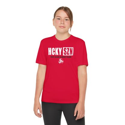 Every Season is HCKY SZN Youth Competitor Tee (White Logo) - Various Colors