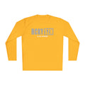 HCKYSZN (All Gas) Long Sleeve Adult Performance Tee - Gold/Grey/White