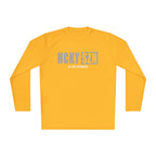 HCKYSZN (All Gas) Long Sleeve Adult Performance Tee - Gold/Grey/White
