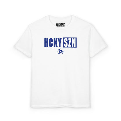 Youth HCKY SZN DryBlend Tee Shirt (Royal Logo) - Various Colors