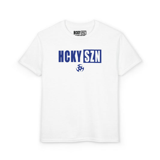Youth HCKY SZN DryBlend Tee Shirt (Royal Logo) - Various Colors