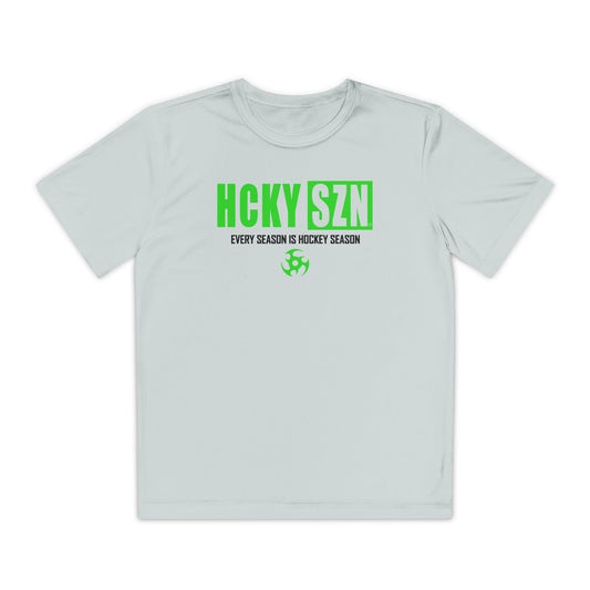 Every Season is HCKY SZN Youth Competitor Tee (Lime Logo) - Various Colors