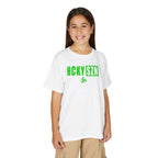Youth HCKY SZN DryBlend Tee Shirt (Lime Logo) - Various Colors