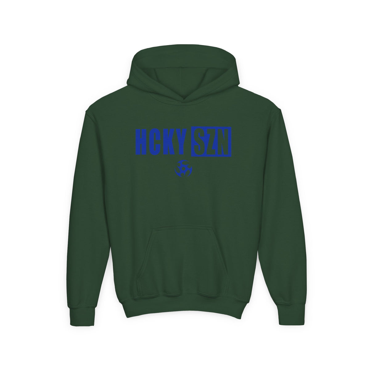 Youth HCKY SZN (Royal Blue Logo) Hooded Sweatshirt - Various Colors