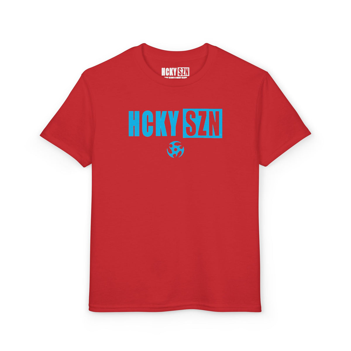 Youth HCKY SZN DryBlend Tee Shirt (Sky Blue Logo) - Various Colors