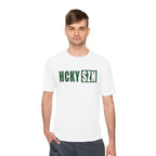 HCKYSZN (Flagship Logo) Adult Performance Tee - White/Forest