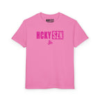 Youth HCKY SZN DryBlend Tee Shirt (Pink Logo) - Various Colors