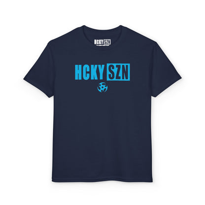 Youth HCKY SZN DryBlend Tee Shirt (Sky Blue Logo) - Various Colors