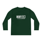 Every Season is HCKYSZN Youth Performance Long Sleeve Tee - White Logo