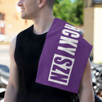 HCKY SZN 11x18 Skate Towel (Purple) Hockey Towel