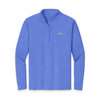 HCKY SZN Embroidered Quarter-Zip Pullover (Heather Royal/White)