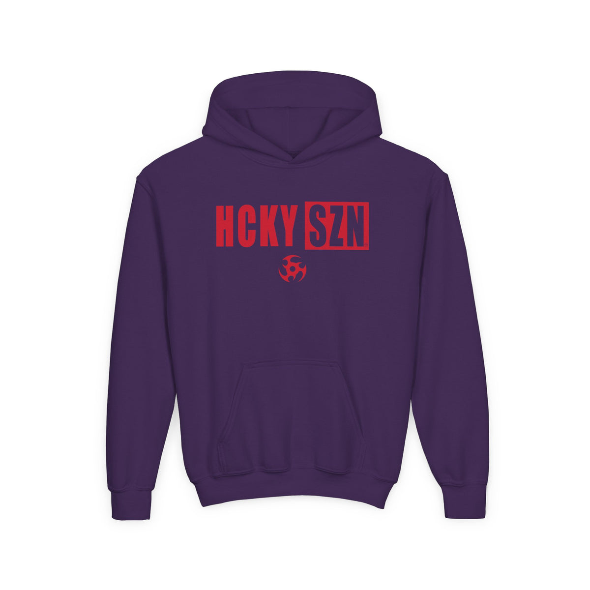 Youth HCKY SZN (Red Logo) Hooded Sweatshirt - Various Colors