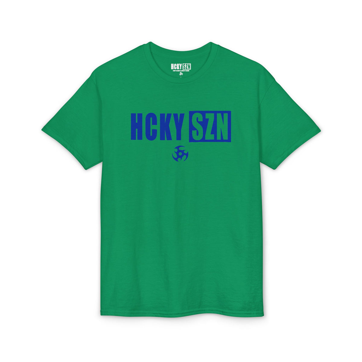 HCKY SZN Simple Star DryBlend Tee Shirt (Blue Logo) - Various Colors