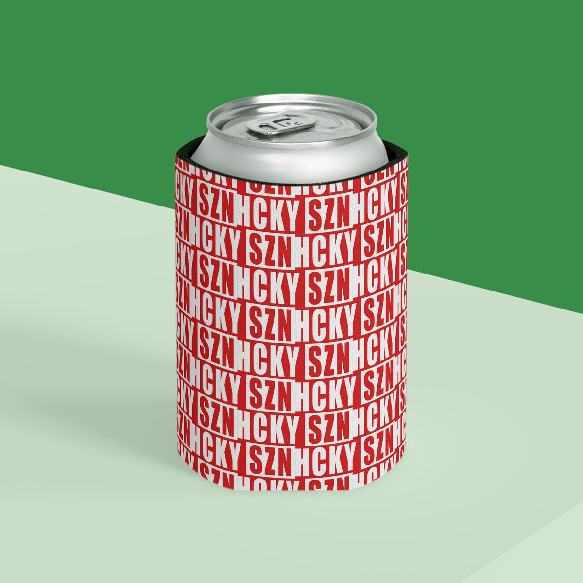 HCKY SZN AOP Can Cooler - Red