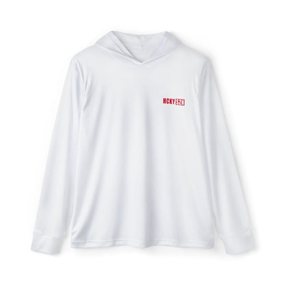 HCKY SZN Signature Performance Warmup Hoodie (White/Red)