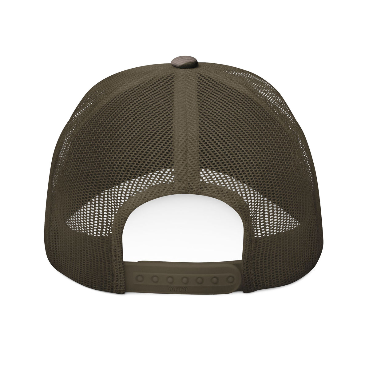 HCKY SZN Embroidered Olive Camo Trucker Hat
