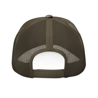 HCKY SZN Embroidered Olive Camo Trucker Hat