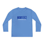 Every Season is HCKY SZN Youth Competitor Long Sleeve Tee (Blue Logo) - Various Colors