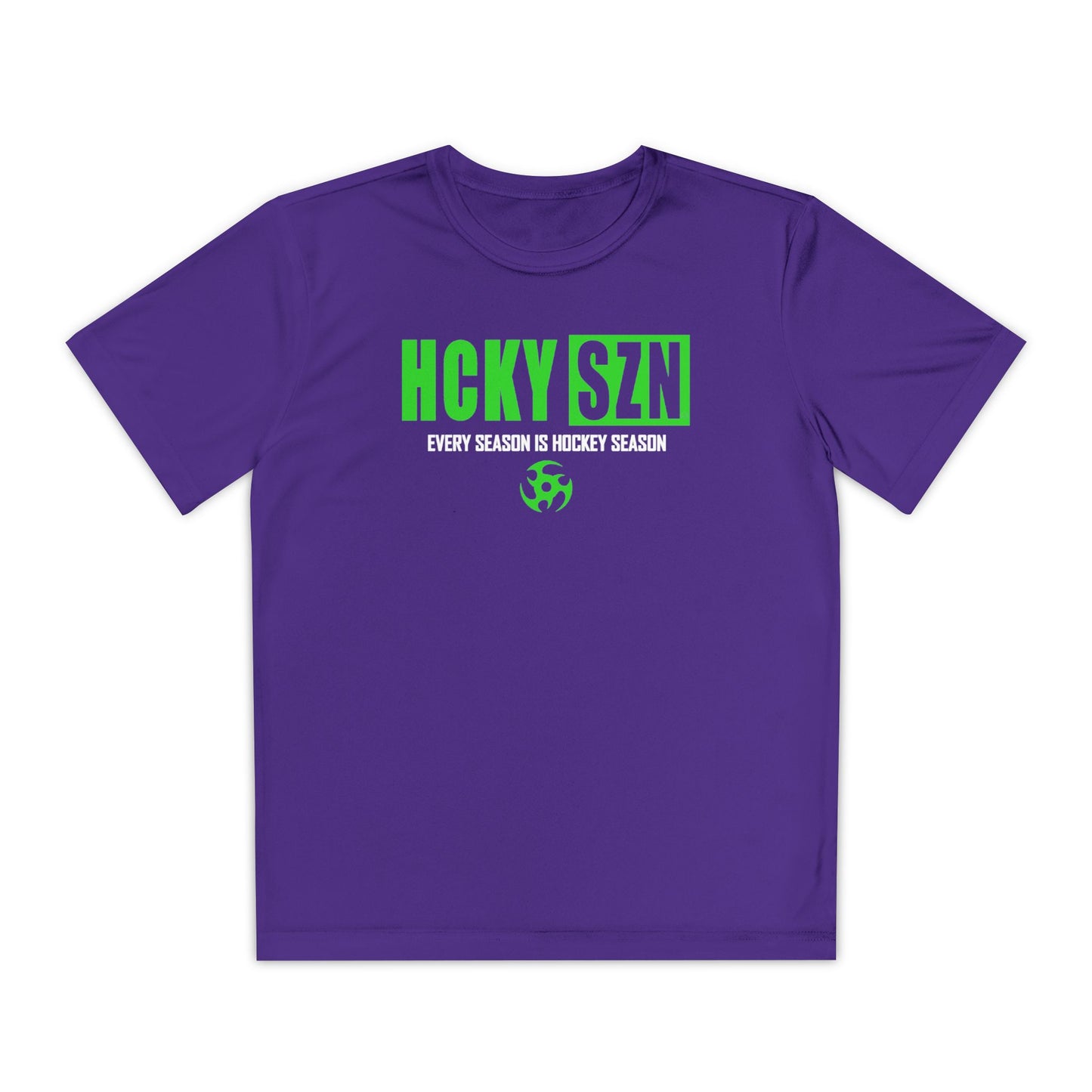 Every Season is HCKY SZN Youth Competitor Tee (Lime Logo) - Various Colors