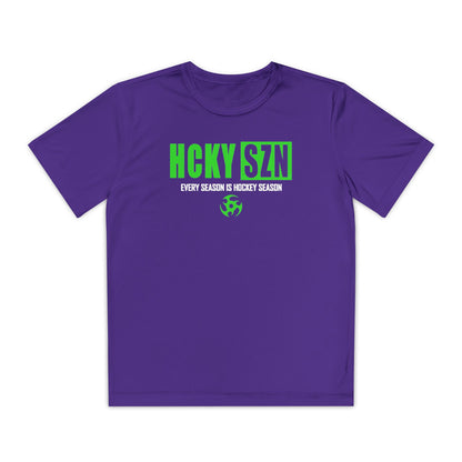Every Season is HCKY SZN Youth Competitor Tee (Lime Logo) - Various Colors