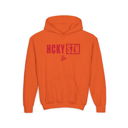 Youth HCKY SZN (Red Logo) Hooded Sweatshirt - Various Colors
