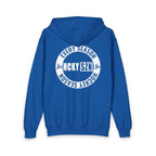 Youth Circle Logo Full Zip Hoodie (Royal Blue)