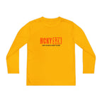 Every Season is HCKY SZN Youth Competitor Long Sleeve Tee (Orange Logo) - Various Colors