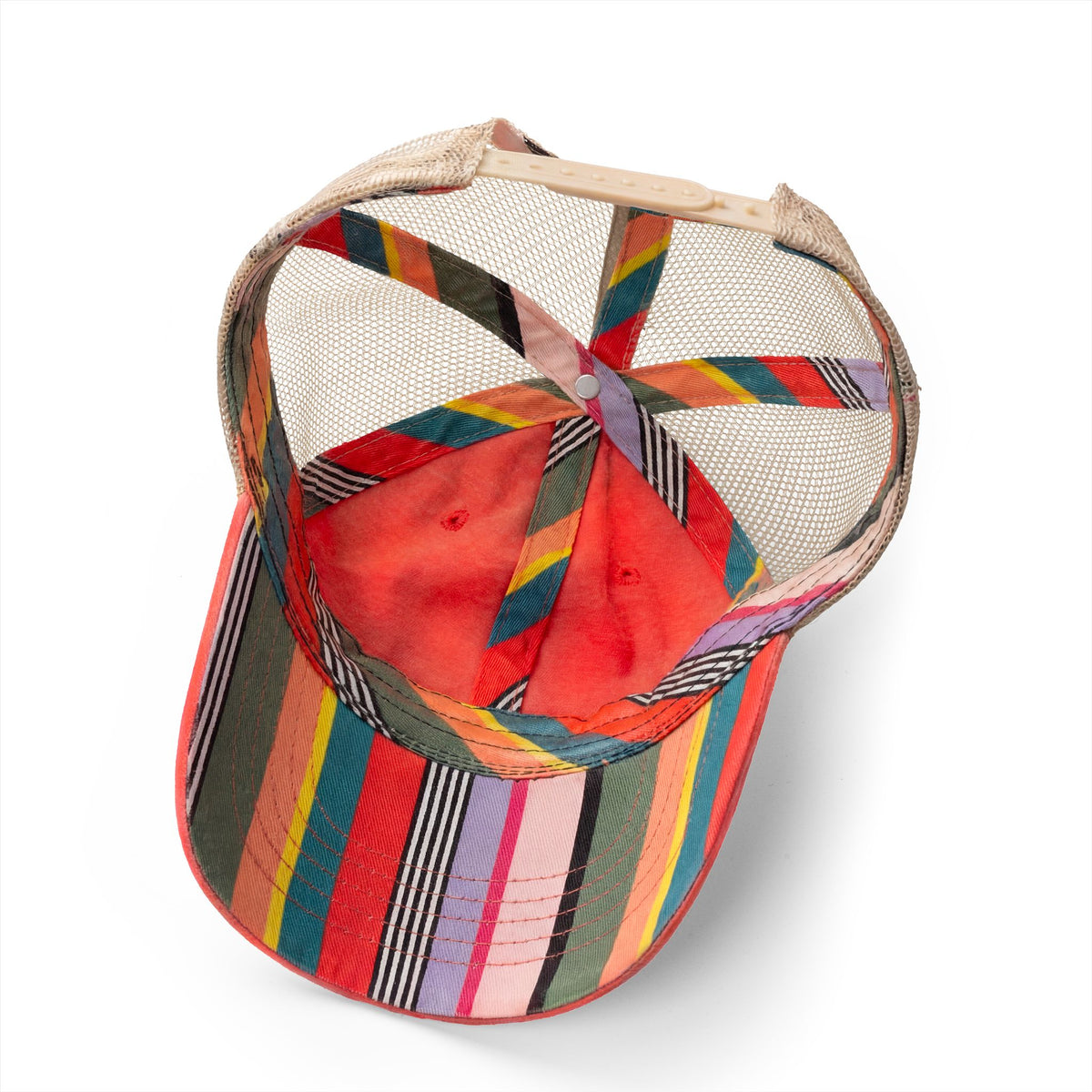 Women's Every Season Mesh Back Cap - Sherbert/Stripes