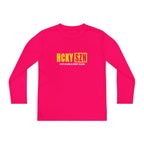 Every Season is HCKY SZN Youth Competitor Long Sleeve Tee (Yellow Logo) - Various Colors