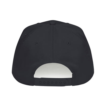 HCKY SZN Circle Logo Mid Profile Baseball Cap (Black/Black/White)