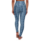HCKY SZN High Waisted Yoga Leggings (Azure Tide)