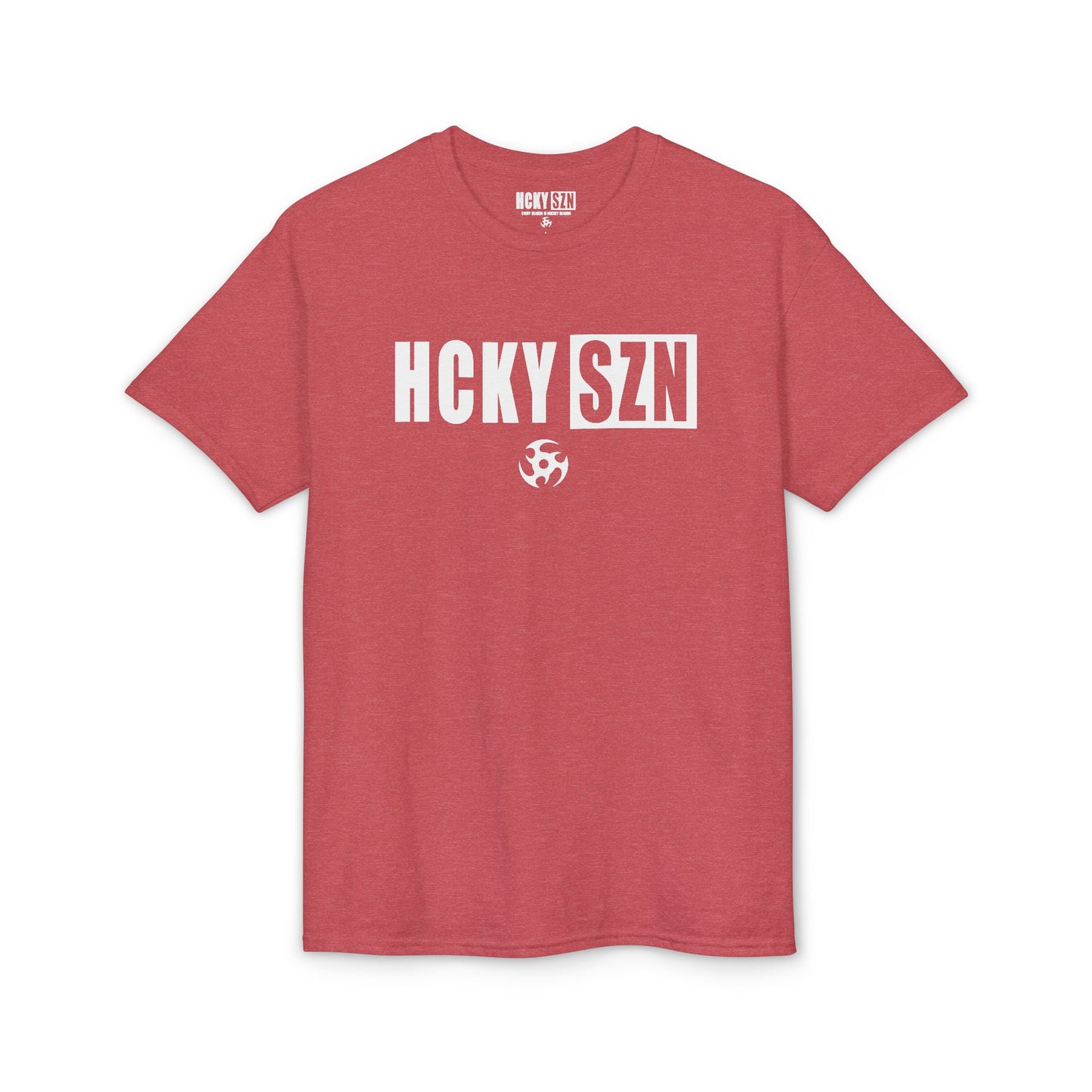 HCKY SZN Simple Star DryBlend Tee Shirt (White Logo) - Various Colors