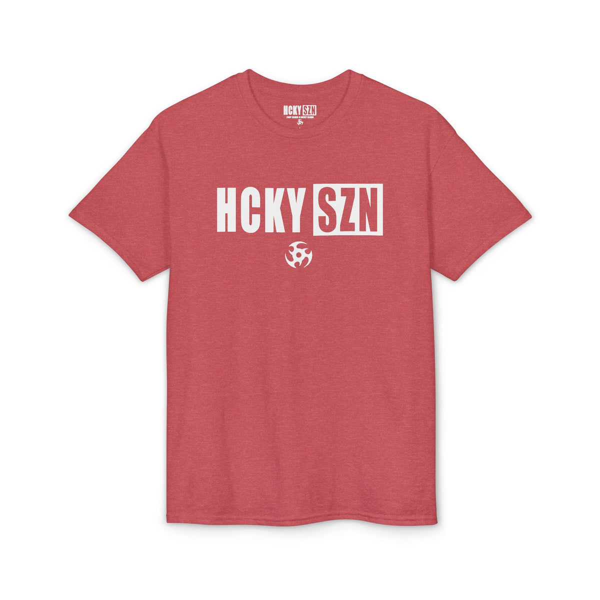 HCKY SZN Simple Star DryBlend Tee Shirt (White Logo) - Various Colors