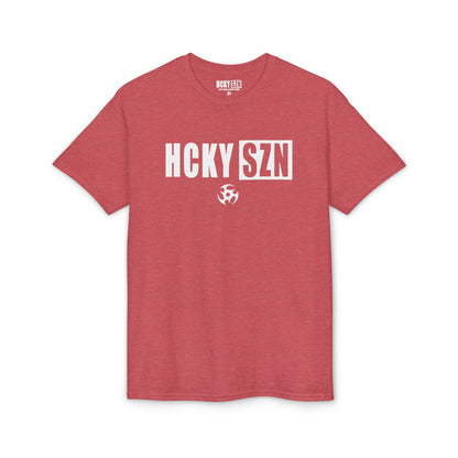 HCKY SZN Simple Star DryBlend Tee Shirt (White Logo) - Various Colors