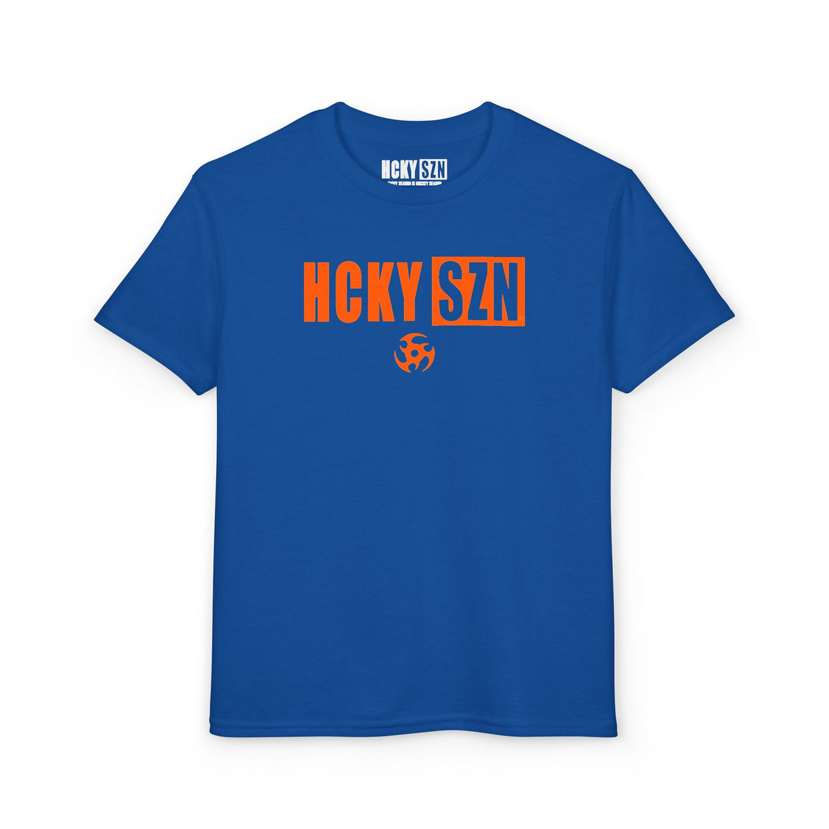 Youth HCKY SZN DryBlend Tee Shirt (Orange Logo) - Various Colors