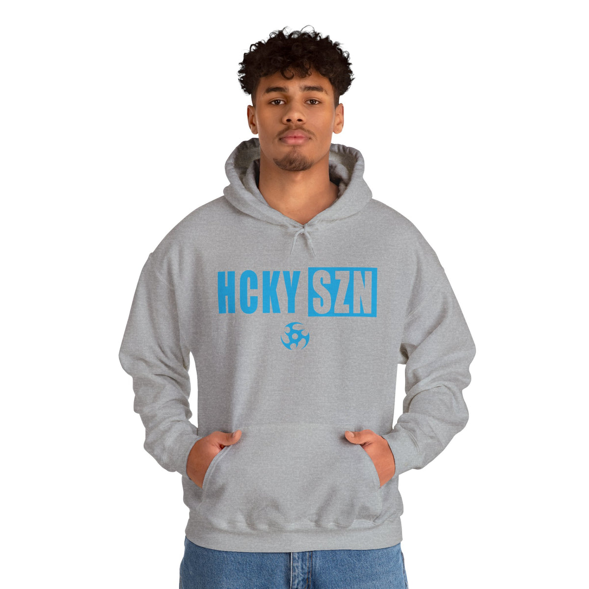HCKY SZN (Sky Blue Logo) Hooded Sweatshirt - Various Colors
