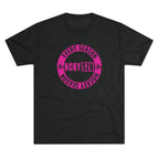 HCKY SZN Circle Logo TriBlend Tee Shirt (Hot Pink) - Various Colors