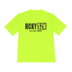 HCKYSZN (Deke Dangle) Adult Performance Tee - Neon Yellow/Black/Black
