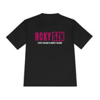 HCKYSZN Every Season Adult Performance Tee - Black/Raspberry