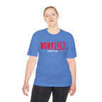 HCKYSZN (Designed to Win) Adult Performance Tee - Carolina/Cherry/White